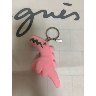 アニエスベー(agnes b.)のagnes b. バックチャーム  キーホルダー　ピンク　専用箱付き❣️(キーホルダー)