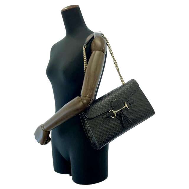 Gucci - グッチ チェーンショルダーバッグ エミリー GG マイクロ Gucci - グッチ チェーンショルダーバッグ エミリー GG マイクロ