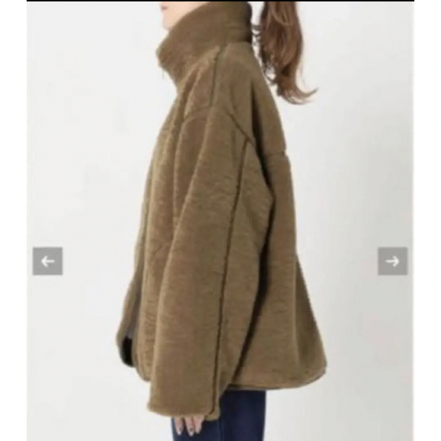 Plage - 【新品】Plage リバーシブルボアブルゾン(カーキ) 38サイズの