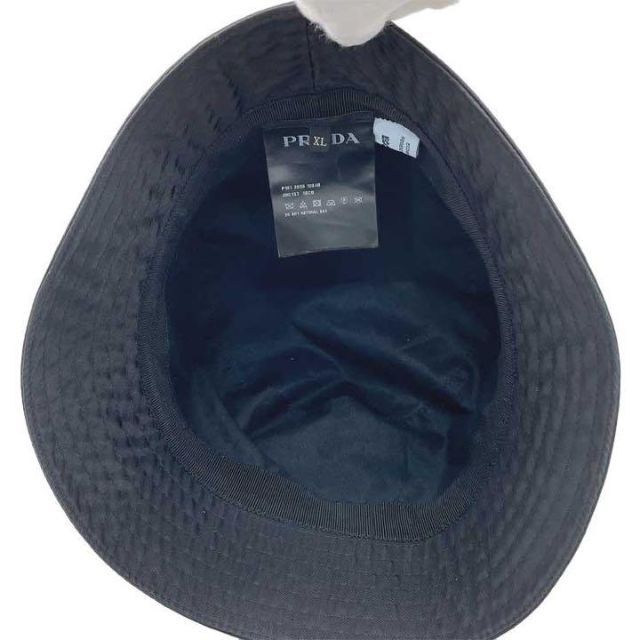 PRADA(プラダ)のPRADA プラダ 2HC137 バケットハット　ブラック　三角ロゴ レディースの帽子(ハット)の商品写真