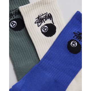 ステューシー(STUSSY)の海外限定・3足セット❗️STUSSY ステューシー　8ボール　靴下　ソックス　(ソックス)