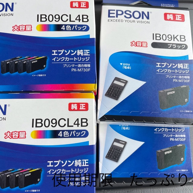 IB02KB IB02CB IB02MB IB02YB 顔料 大容量 4色6個自由選択 黒最大3個まで エプソン 互換インク インクカートリッジ 送料無料(IB02B PX-M711R2 IB 02 PX-M711TR2) - 1