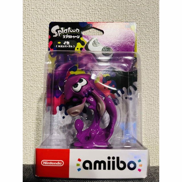 Amiibo スプラトゥーン アミーボ イカ ネオンパープル | スプラ