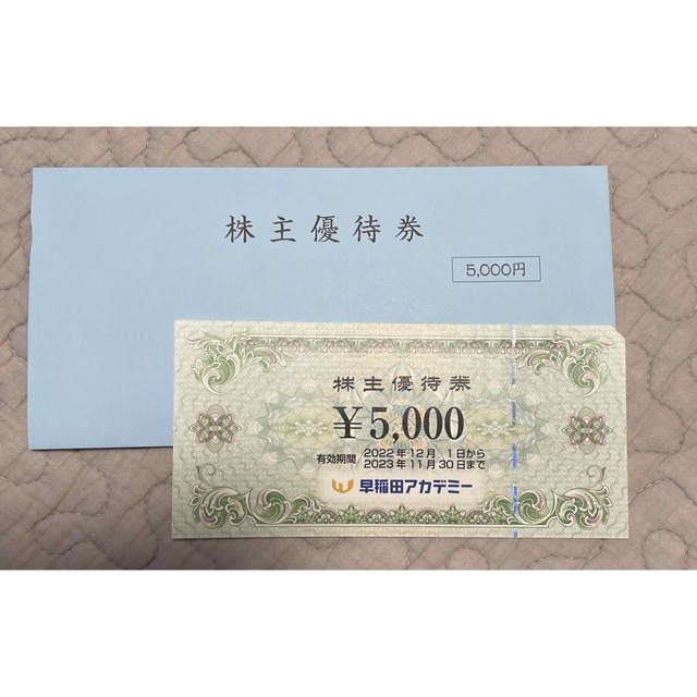 早稲田アカデミー　株主優待【5000円】