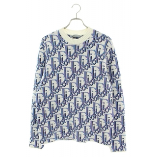 ディオール(Dior)のディオール 20AW 033M628AT179 Oblique Sweater オブリーク総柄ニット メンズ S(ニット/セーター)