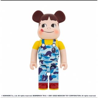 フジヤ(不二家)のBE＠RBRICK  BAPE(R) × ペコちゃん 1000%（ブルー）(その他)