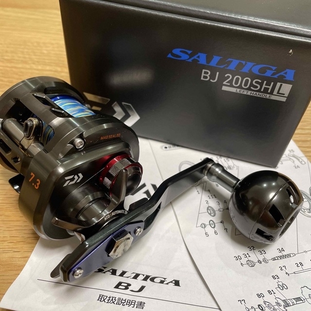 DAIWA(ダイワ)の美品　ソルティガ　BJ200SH L  ダイワ スポーツ/アウトドアのフィッシング(リール)の商品写真