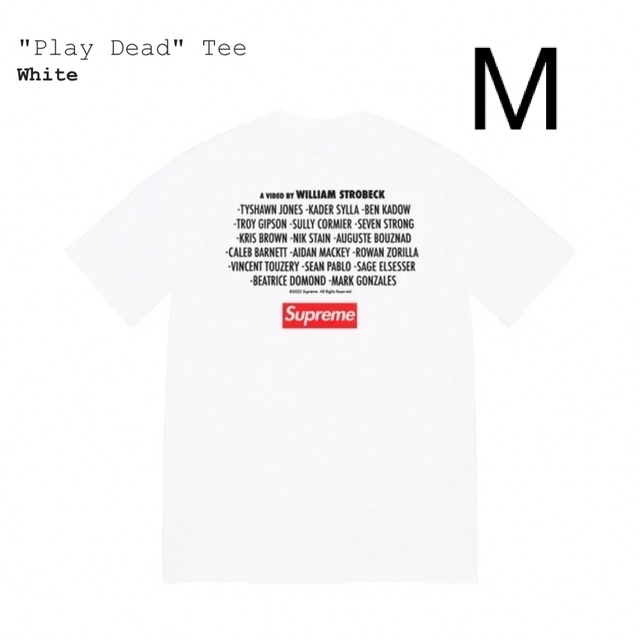 Supreme Play Dead Tee Mサイズ