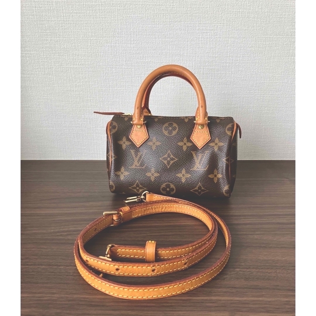 ルイヴィトン モノグラム ミニスピーディー 美品 - ポーチ