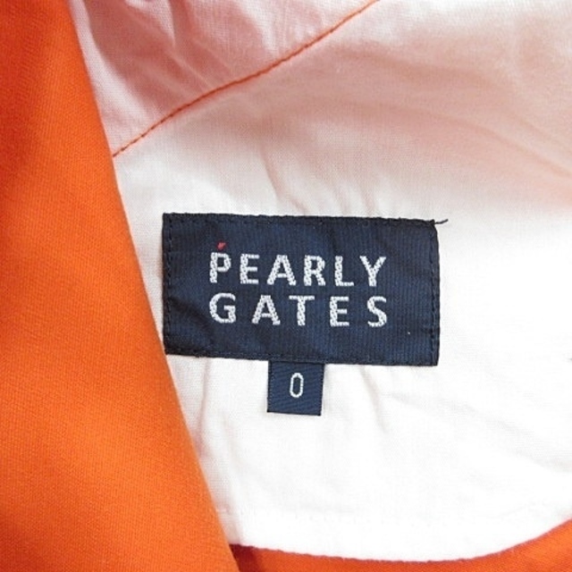 PEARLY GATES(パーリーゲイツ)のパーリーゲイツ PEARLY GATES ゴルフ ショートパンツ オレンジ 0 スポーツ/アウトドアのゴルフ(ウエア)の商品写真