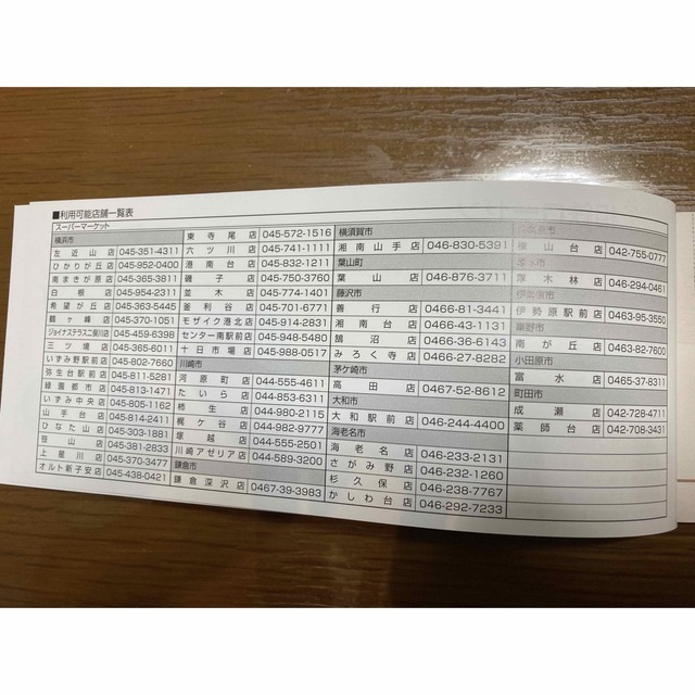 相鉄ホールディングス株主優待券 チケットの優待券/割引券(ショッピング)の商品写真
