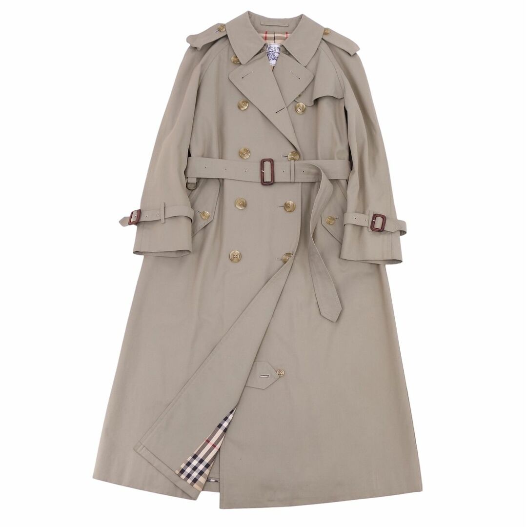 BURBERRY(バーバリー)の美品 Vintage バーバリー Burberrys コート トレンチコート レディース コットン アウター 古着 9AB2(M) ベージュカーキ レディースのジャケット/アウター(トレンチコート)の商品写真