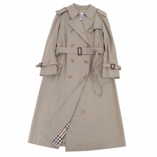 バーバリー(BURBERRY)の美品 Vintage バーバリー Burberrys コート トレンチコート レディース コットン アウター 古着 9AB2(M) ベージュカーキ(トレンチコート)