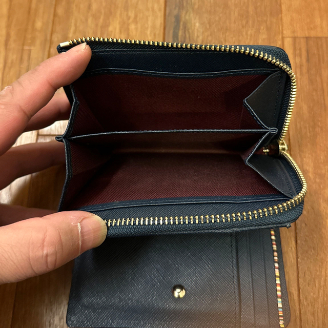 Paul Smith(ポールスミス)の【美品】ポールスミス　二つ折り財布 メンズのファッション小物(折り財布)の商品写真