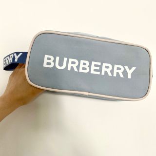 バーバリー(BURBERRY)の新品　バーバリー  ポーチ グレー 希少品 (ポーチ)