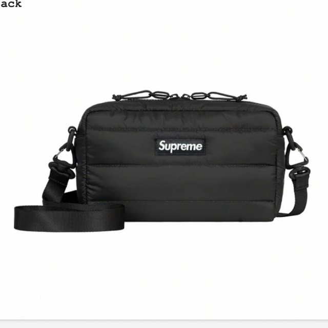 Supreme Puffer Side Bag "Black" 1