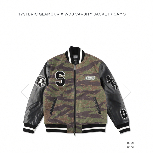 WIND AND SEA(ウィンダンシー)のHYSTERIC GLAMOUR X WDS VARSITY JACKET L メンズのジャケット/アウター(スタジャン)の商品写真