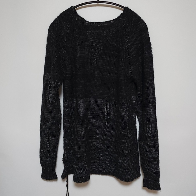 国内正規□ 14th addiction ダメージ加工 ニット LGB kmrii - 通販
