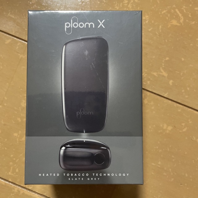 PloomTECH(プルームテック)の新品未開封プルームX スターターキット　スレートグレイ　外箱なし メンズのファッション小物(タバコグッズ)の商品写真