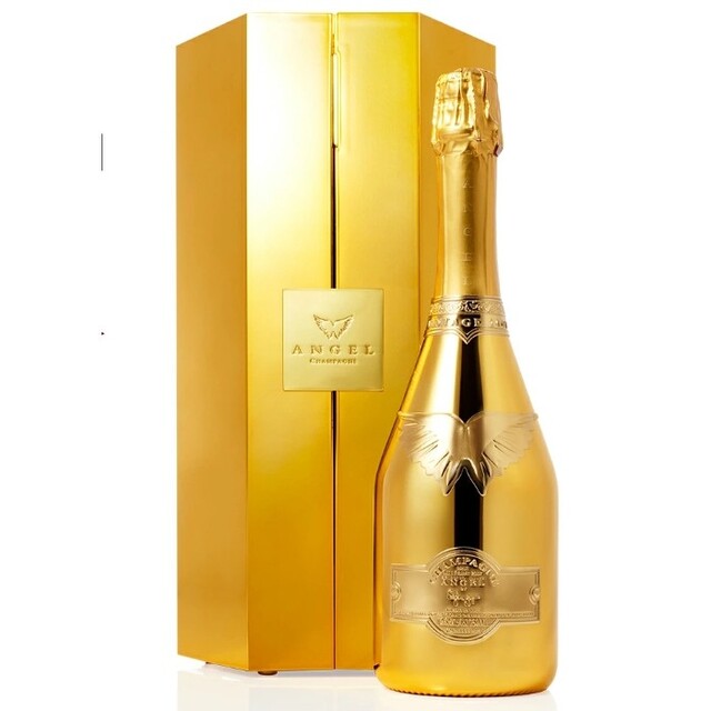 激レア！即完売 ANGEL CHAMPAGNE Vintage2007 ゴールド 食品/飲料/酒の酒(シャンパン/スパークリングワイン)の商品写真