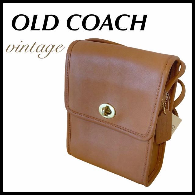 COACH(コーチ)のレア未使用　ヴィンテージ　COACH　オールドコーチ　ショルダーバッグ  バッグ レディースのバッグ(ショルダーバッグ)の商品写真