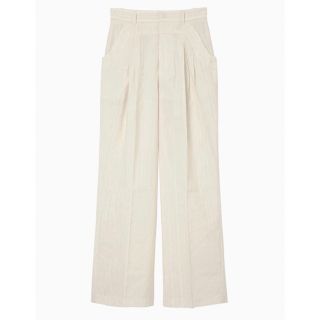 マメ(mame)の12/18まで 新品mame Nep Stripe Wide Trousers(カジュアルパンツ)