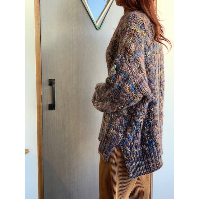mame(マメ)のmame Multi Color Cable Knit Pullover レディースのトップス(ニット/セーター)の商品写真