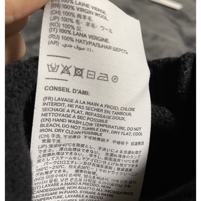 ami - amiparis タートルネック ニット セーターの通販 by kkk ami - amiparis タートルネック ニット セーターの通販 by kkk