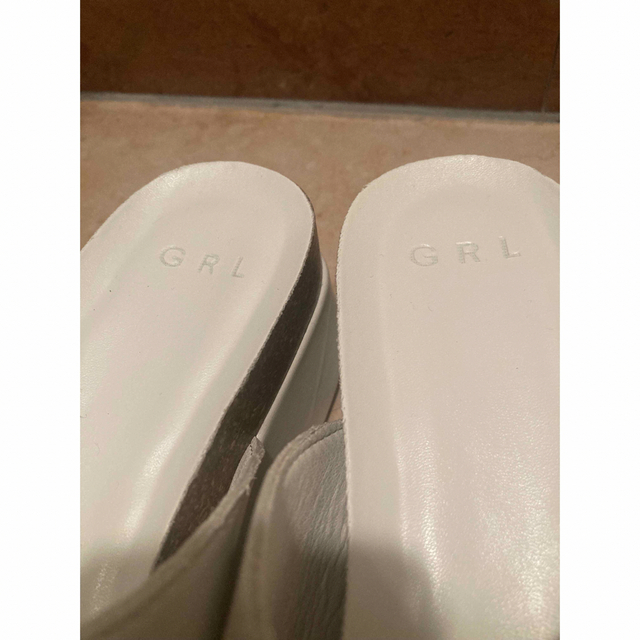 GRL(グレイル)のGRL 白サンダル　23センチ レディースの靴/シューズ(サンダル)の商品写真