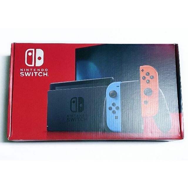 美品 新型 NINTENDO 任天堂 スイッチ Switch ブルーレッド