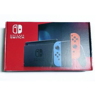 美品 新型 NINTENDO 任天堂 スイッチ Switch ブルーレッド(家庭用ゲーム機本体)