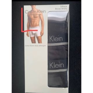 カルバンクライン(Calvin Klein)のカルバンクライン ボクサーパンツ　ブラック3着　サイズＬ(ボクサーパンツ)