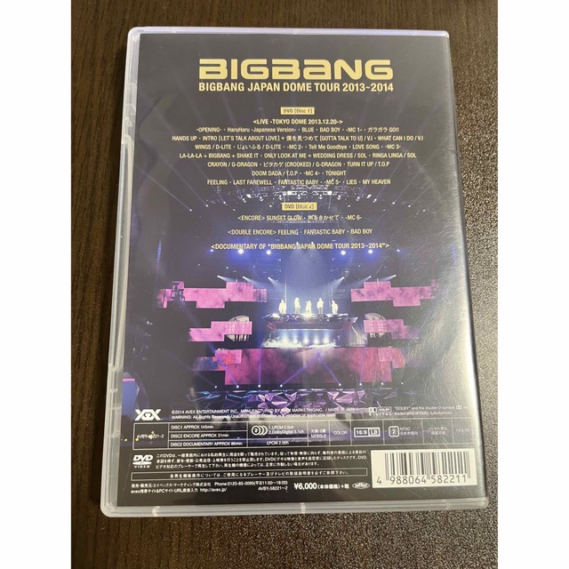 BIGBANG　by　2013～2014【DVD】　TOUR　BIGBANG　JAPAN　DOME　Dの通販　るく's　shop｜ビッグバンならラクマ