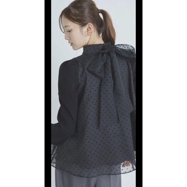 日本オンライン 【セルフォード】完売 ドットブラウス - www