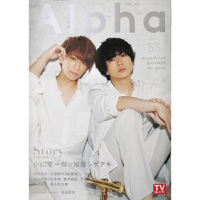 TVガイド Alpha【VOL.45】 エンタメ/ホビーの雑誌(アート/エンタメ/ホビー)の商品写真