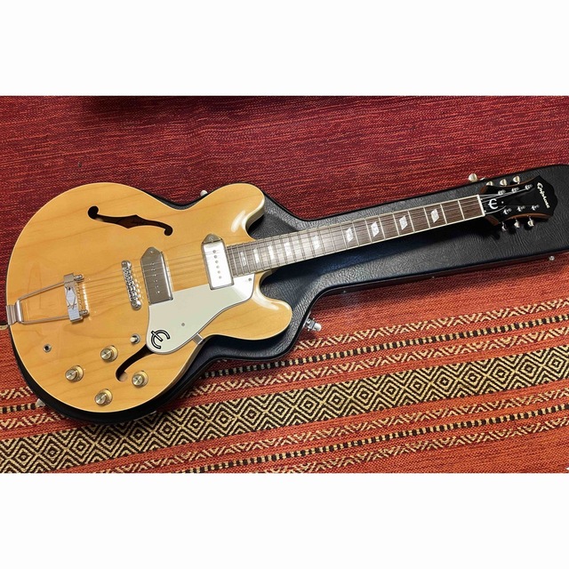 Epiphone Casino Naturalフルアコ エレキギター