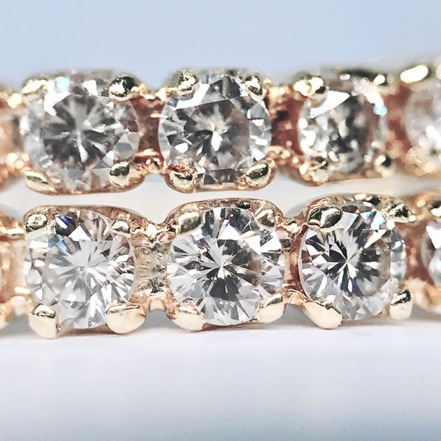 1.00ct ダイヤモンド エタニティ フープピアス K18 ダイヤ 1ct 1.00ct ダイヤモンド エタニティ フープピアス K18 ダイヤ 1ct