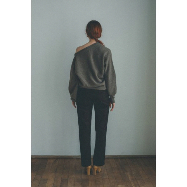 CLANE(クラネ)の【新品】クラネ CHAMBRAY CORDUROY STRAIGHT PANTS レディースのパンツ(カジュアルパンツ)の商品写真