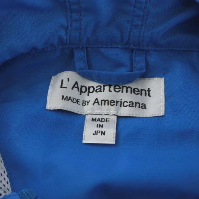 L'Appartement DEUXIEME CLASSE(アパルトモンドゥーズィエムクラス)のアパルトモン ドゥーズィエムクラス アメリカーナ ジャケット フード 青 メンズのジャケット/アウター(ブルゾン)の商品写真