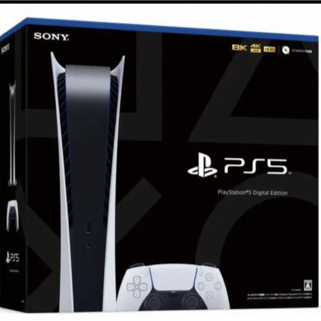 SONY(ソニー)の【新品】PlayStation 5 デジタルエディション CFI-1200B01 エンタメ/ホビーのゲームソフト/ゲーム機本体(家庭用ゲーム機本体)の商品写真