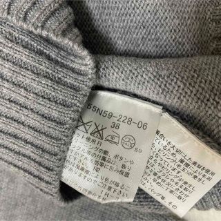 【美品】ブルーレーベルクレストブリッジ 金ボタン タートルニット