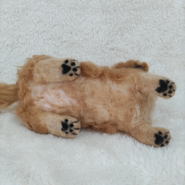 羊毛フェルト　犬　ダックスフンド　ハンドメイド ハンドメイドのぬいぐるみ/人形(ぬいぐるみ)の商品写真