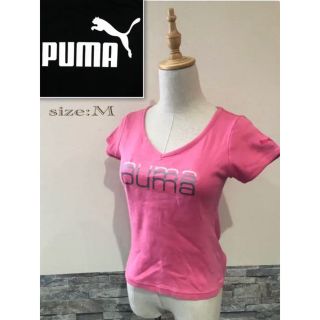 プーマ(PUMA)の＊ 訳あり特価　PUMA プーマ　Tシャツ　M ピンク　スポーツ(Tシャツ(半袖/袖なし))