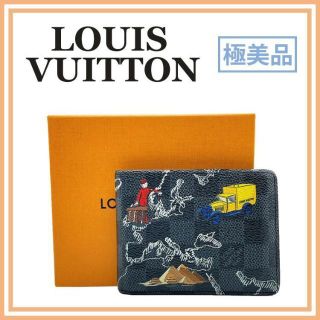 ルイヴィトン(LOUIS VUITTON)のルイヴィトン N60281 ダミエ グラフィット ポルトフォイユスレンダー NM(折り財布)