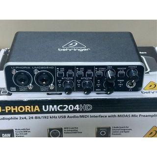 behringer U-PHORIA UMC204HD (オーディオインターフェイス)