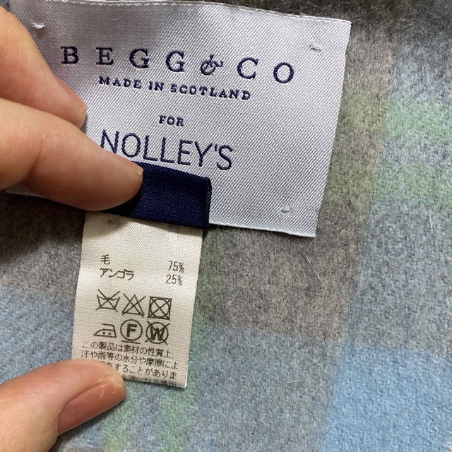 BEGG & CO(ベグアンドコー)のノーリーズ別注BEGGマフラー レディースのファッション小物(マフラー/ショール)の商品写真