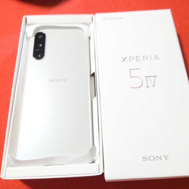 Xperia5 Ⅳ(白)　ほぼ新品　SoftBank