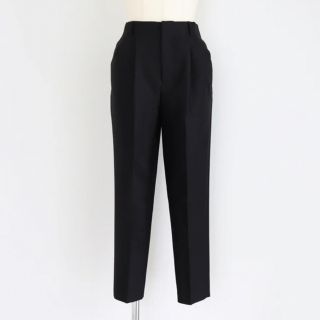 St.cecilia SILK WOOL PANTS 38(クロップドパンツ)