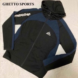 GHETTO SPORTS ジャージ ブルゾン アウター Mサイズ ブラック(ジャージ)