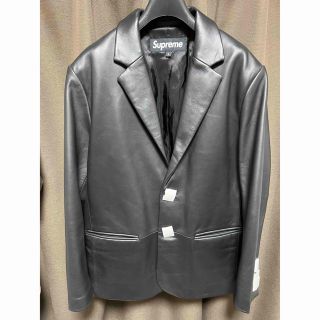 Supreme 2022AW leather blazer Sサイズ ブラック - レザージャケット